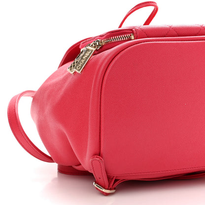 Chanel Caviar Quilted Business Affinity Backpack Fuchsia 7 of 8