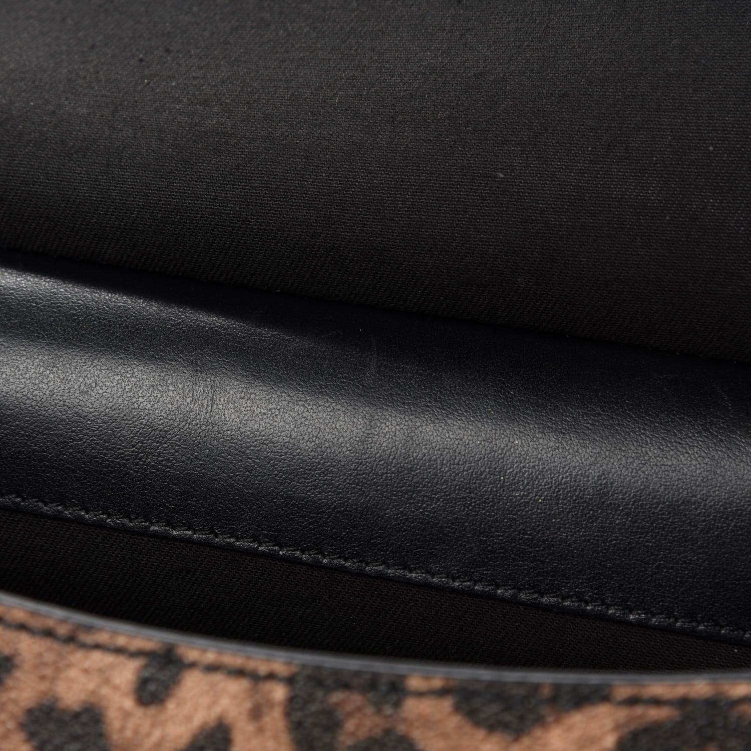 Dolce & Gabbana Dauphine Leopard Print Mini Miss Sicily Satchel Black 8 of 12