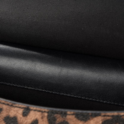 Dolce & Gabbana Dauphine Leopard Print Mini Miss Sicily Satchel Black 8 of 12