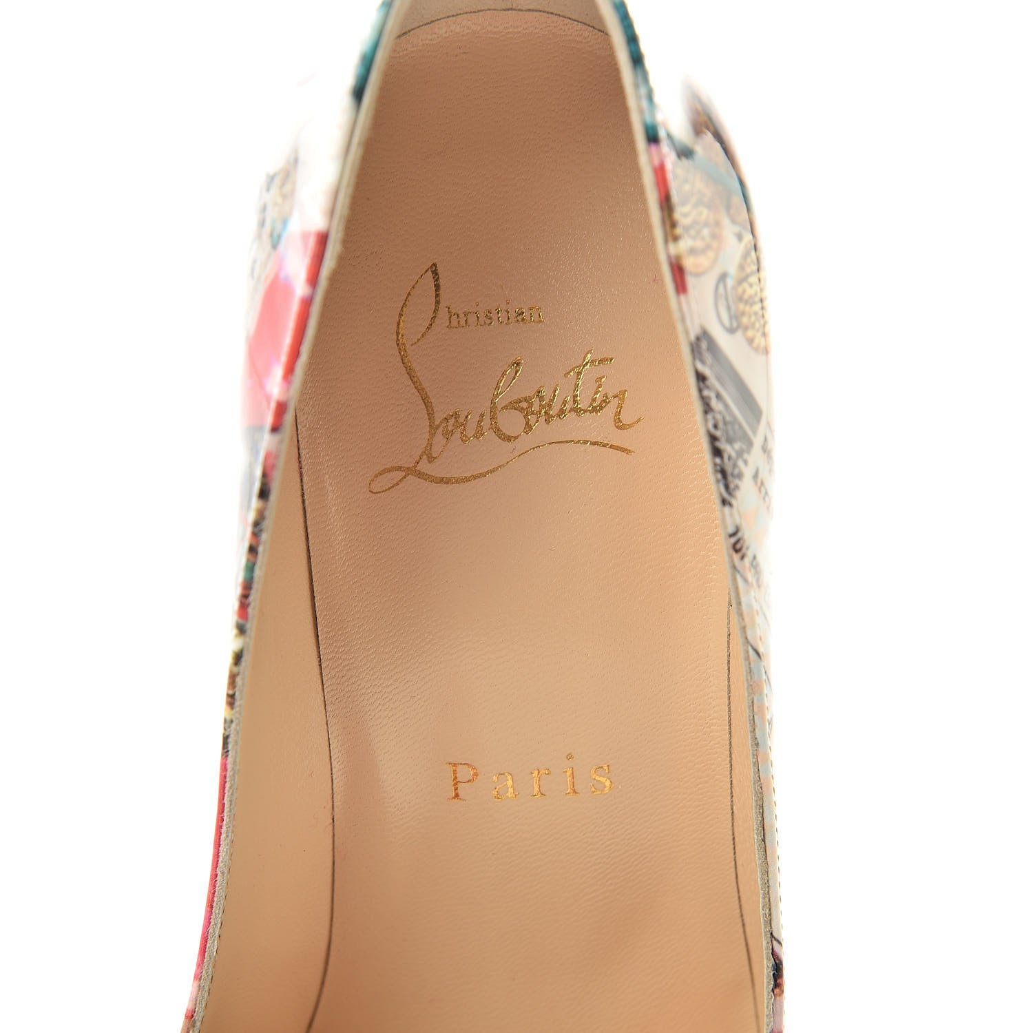Christian Louboutin Patent Trash Pigalle Follies 100 Pumps 36 Multicolor 6 of 10