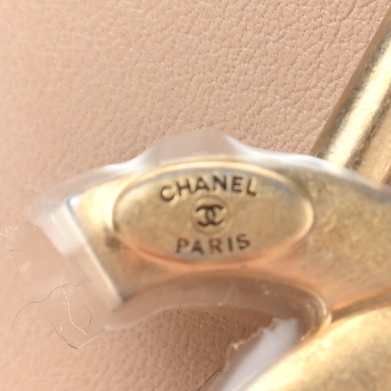 Chanel Caviar Quilted Small CC Filigree Vanity Case Beige 10 of 11