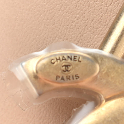 Chanel Caviar Quilted Small CC Filigree Vanity Case Beige 10 of 11