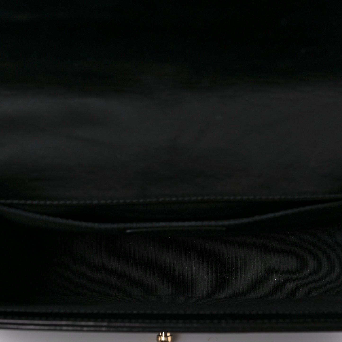 Shearling Calfskin Medium Boy Flap Black