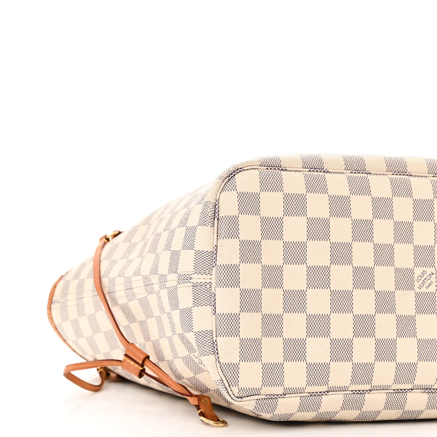 Louis Vuitton Damier Azur Neo Neverfull MM Rose Ballerine 8 of 9