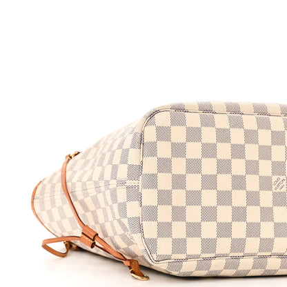 Louis Vuitton Damier Azur Neo Neverfull MM Rose Ballerine 8 of 9