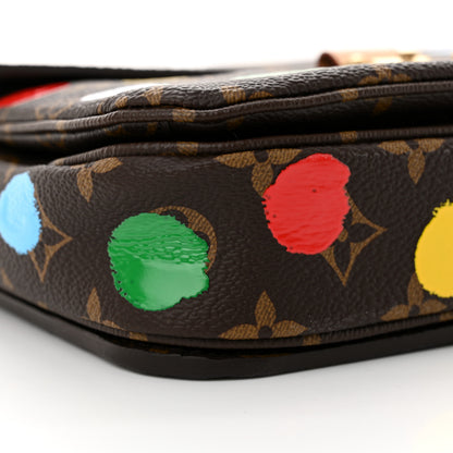 Louis Vuitton LV x YK Monogram Painted Dots Pochette Métis 9 of 10