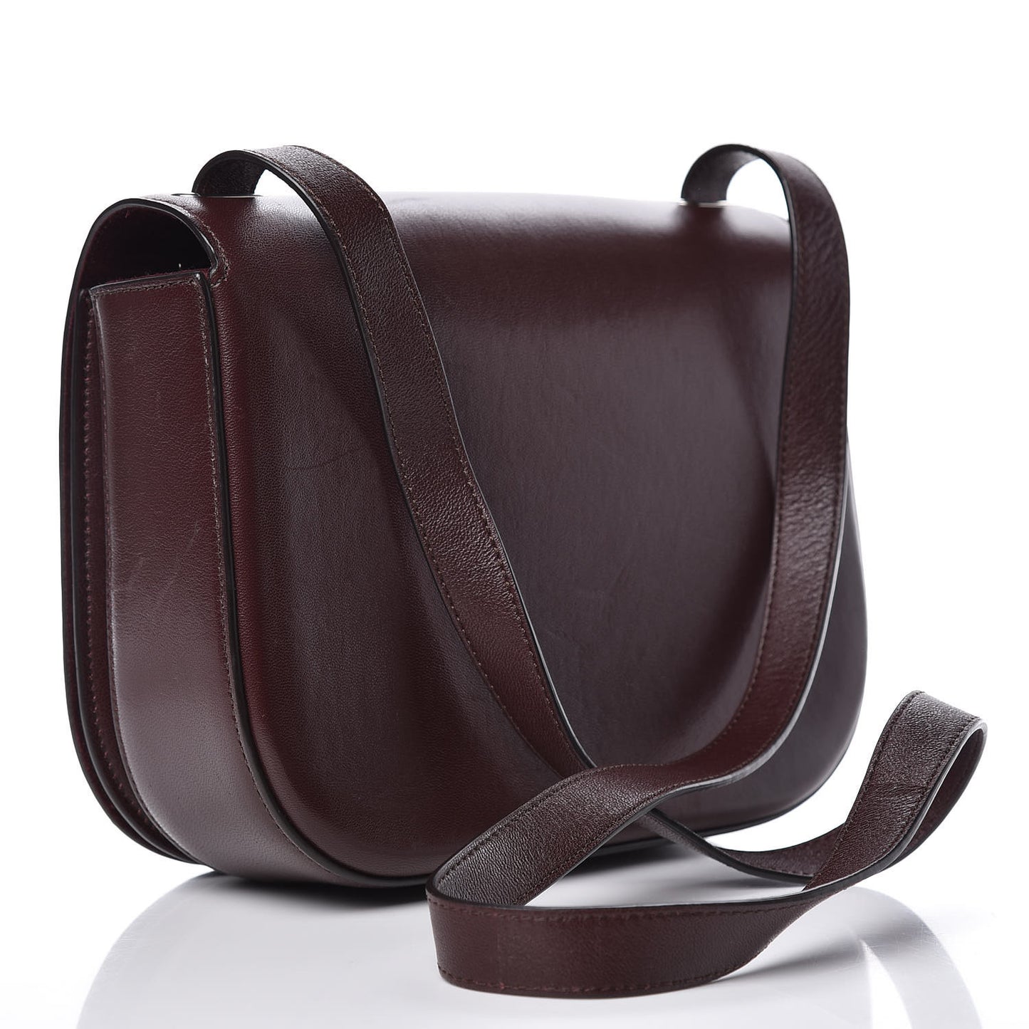 Smooth Calfskin Small Selwood Oxblood