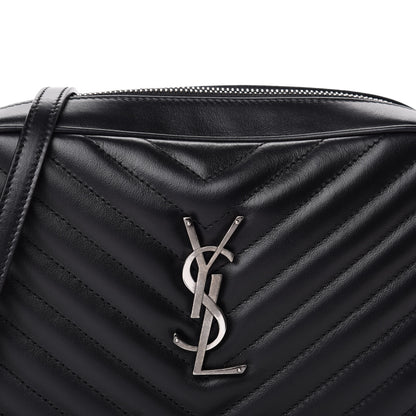 Saint Laurent Calfskin Matelasse Monogram Lou Camera Bag Black 10 of 10