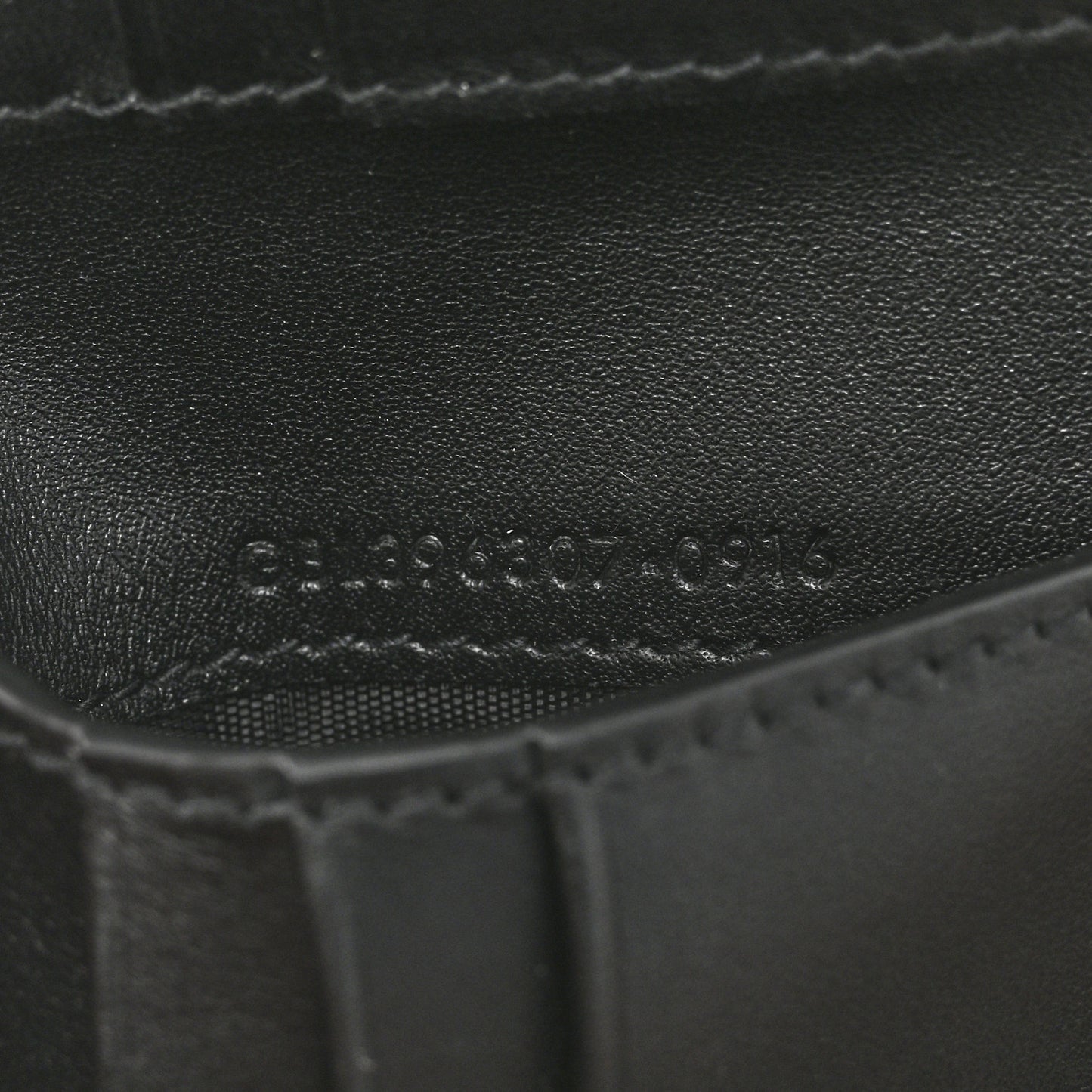 Calfskin Crocodile Embossed Paris East West Wallet Black