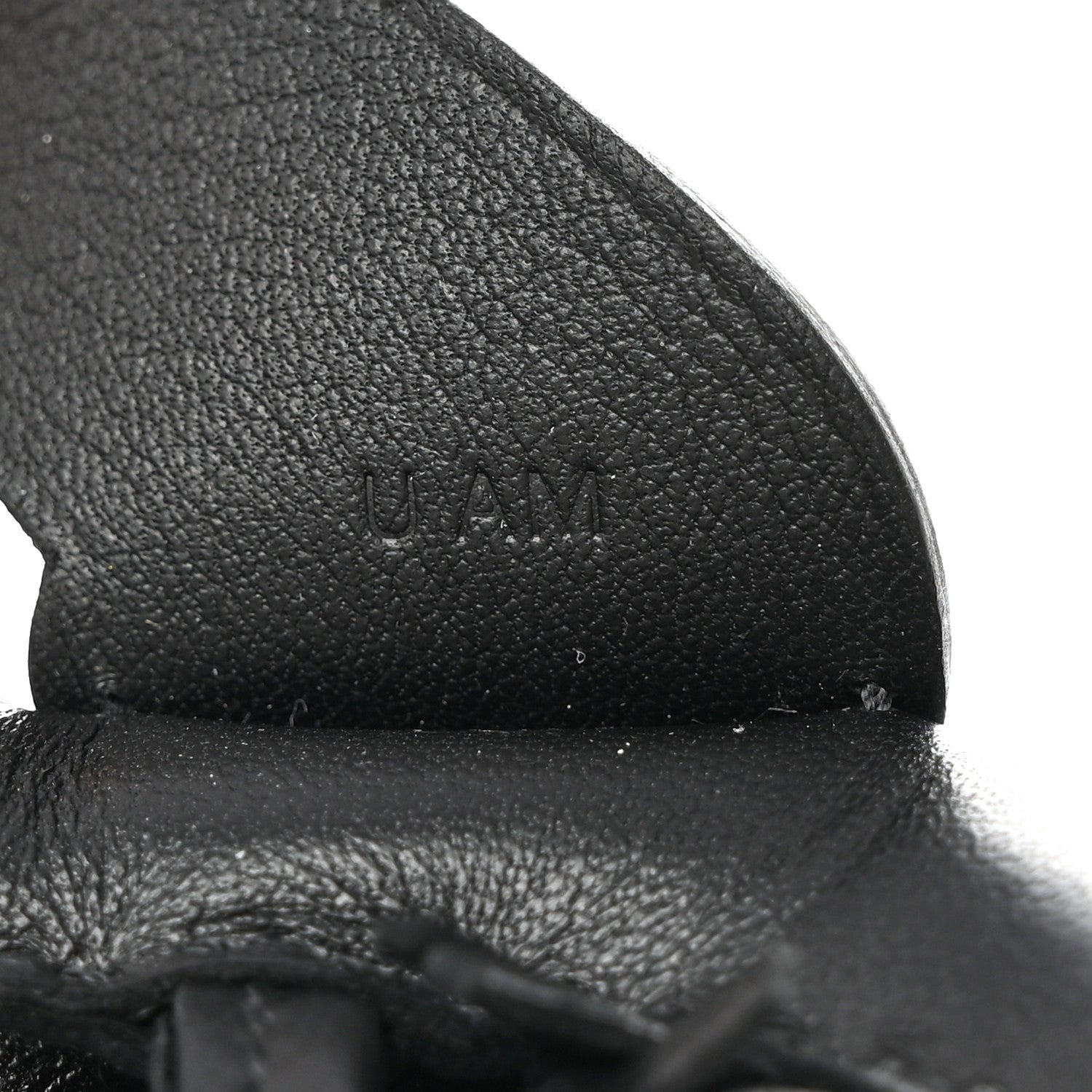 Hermes Milo Lambskin Matte Alligator Touch Grigri Rodeo Pegase Horse Bag Charm PM Black 4 of 5
