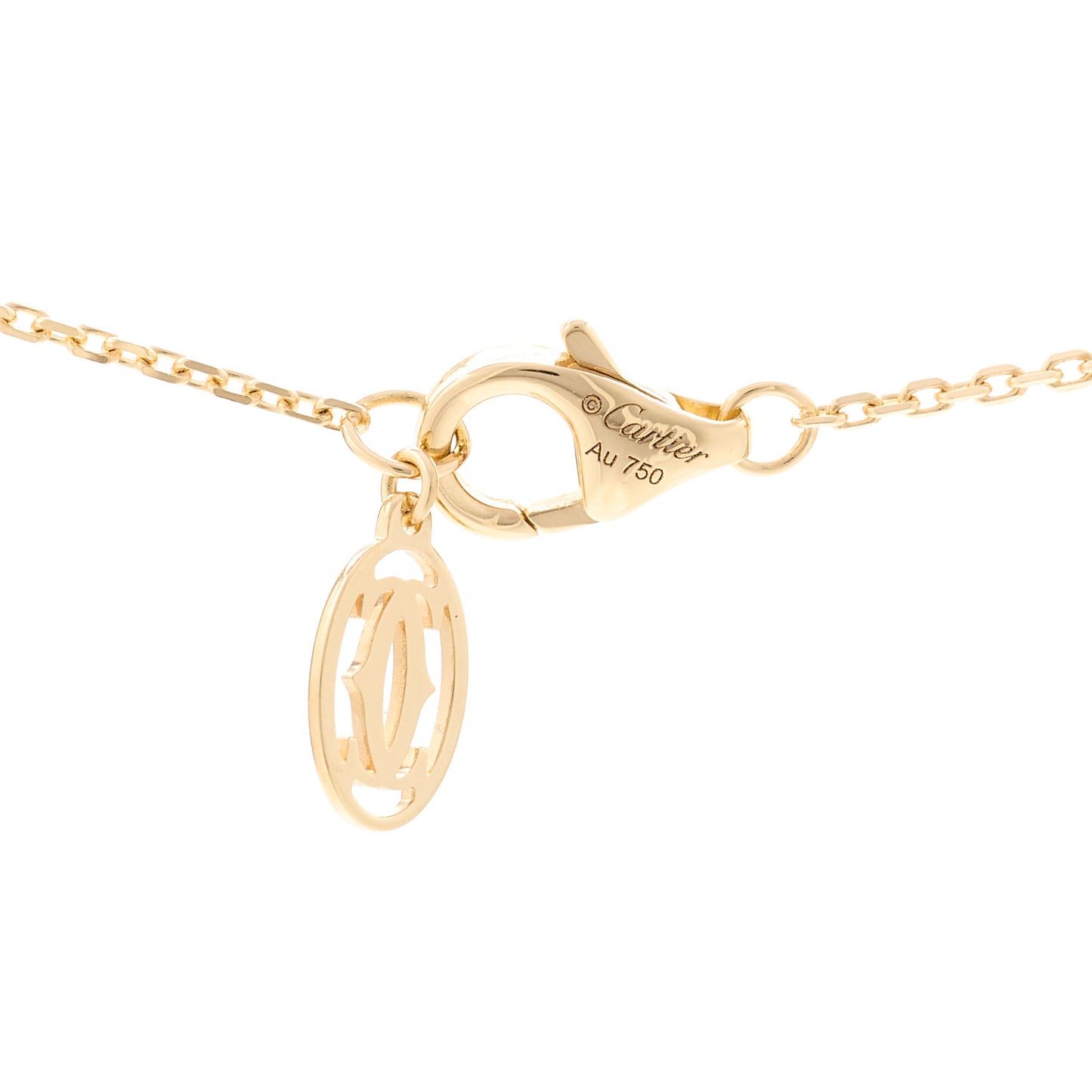 18K Yellow Gold Diamond XS D'Amour Pendant Necklace