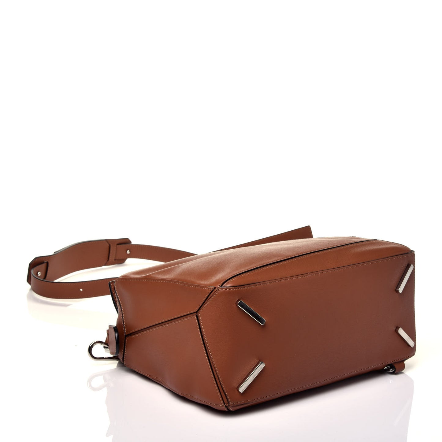 Calfskin Medium Puzzle Bag Tan