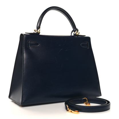 Hermes Box Kelly Sellier 28 Bleu Marine 3 of 18