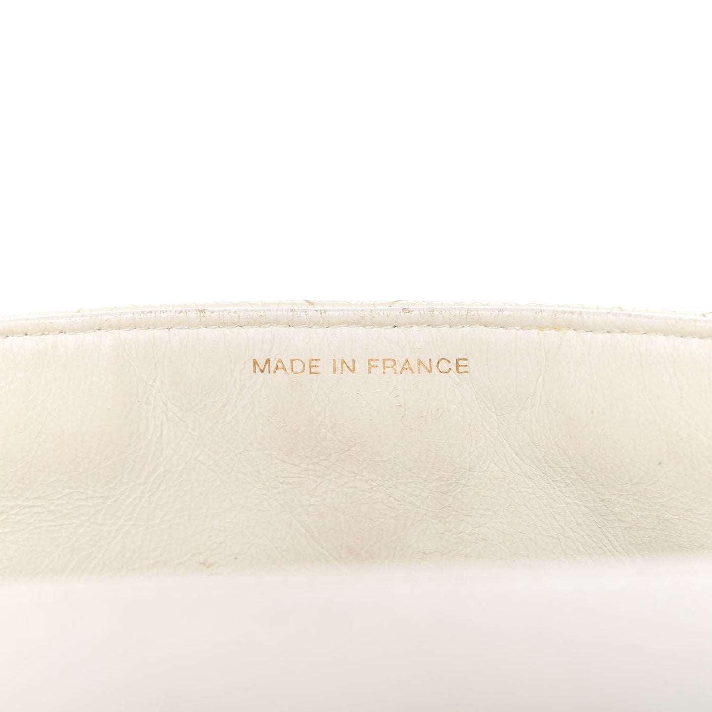 Caviar Quilted Small Flap White