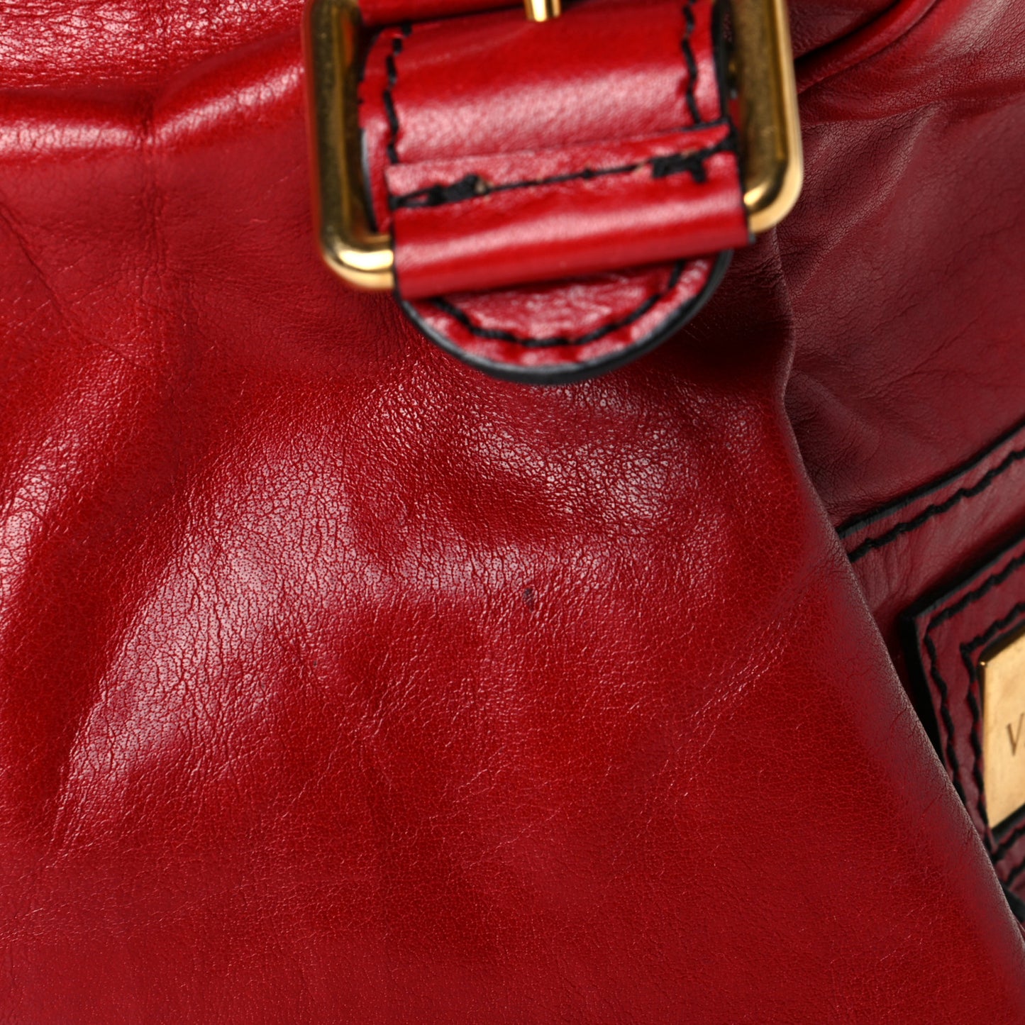 Calfskin Large Histoire Red