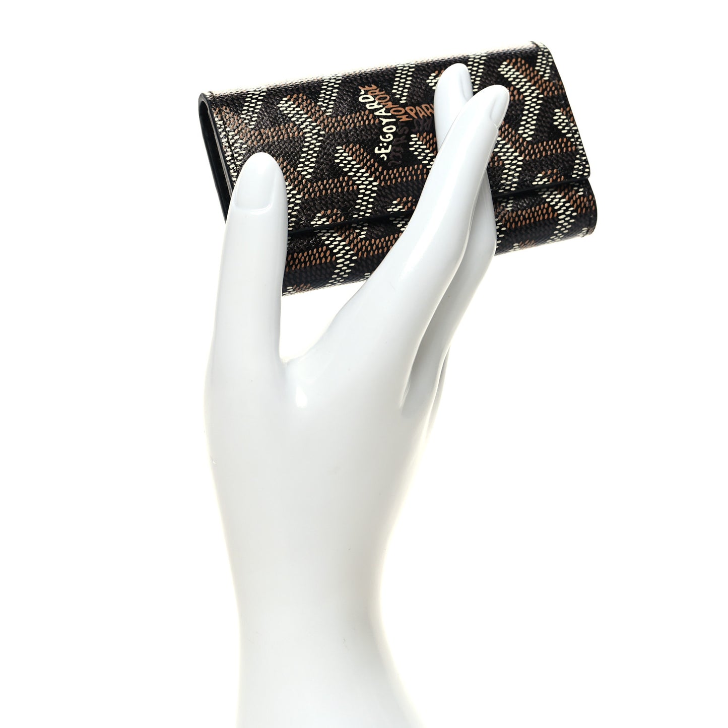 Goyardine Saint Michel 6 Key Holder Black