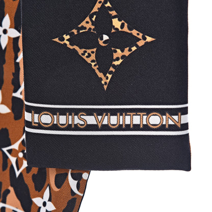 Louis Vuitton Silk Monogram Giant Jungle Bandeau Black 3 of 3