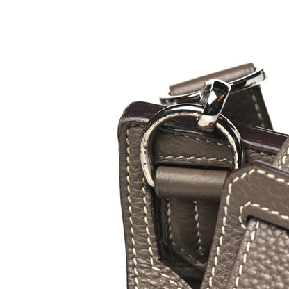 Hermes Taurillon Clemence Jypsiere 28 Etoupe 11 of 11