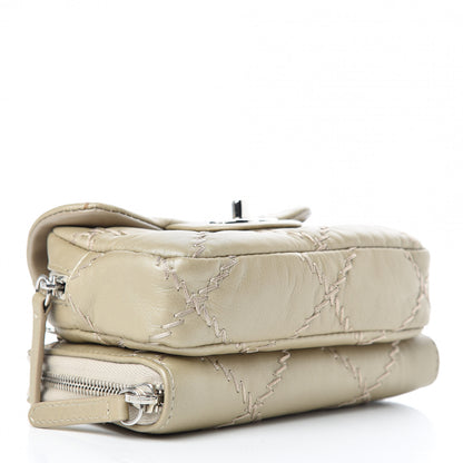 Chanel Metallic Lambskin Stitched New Mini Flap Gold 4 of 13