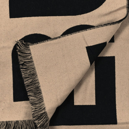 Burberry Wool Jacquard Logo Scarf Archive Beige 2 of 4