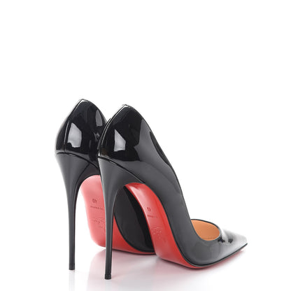 Christian Louboutin Patent So Kate 120 Pumps 40 Black 4 of 10