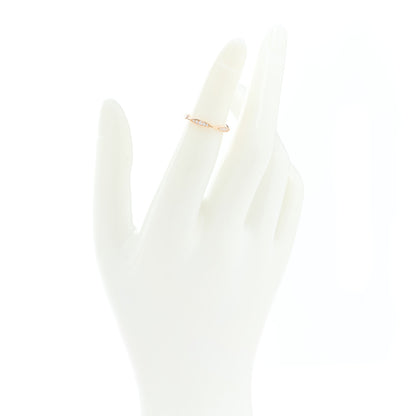 Chanel 18K Rose Gold Diamond Camellia Band Ring 45 3.5 2 of 5