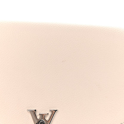 Louis Vuitton Soft Calfskin My Lockme Pochette Rose Silk Quartz 12 of 13