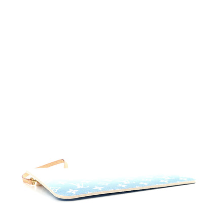 Louis Vuitton Monogram By The Pool Neverfull MM Pochette Blue 3 of 4