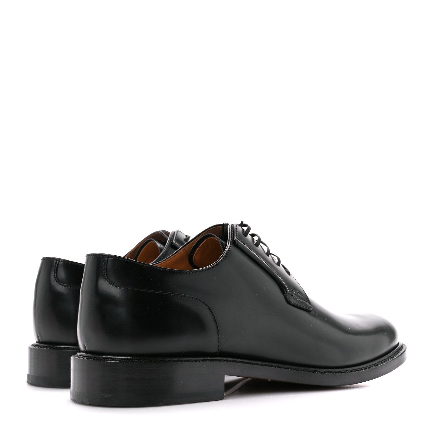 Christian Dior Polished Calfskin Mens Derby Shoe 43 Black 5 of 12