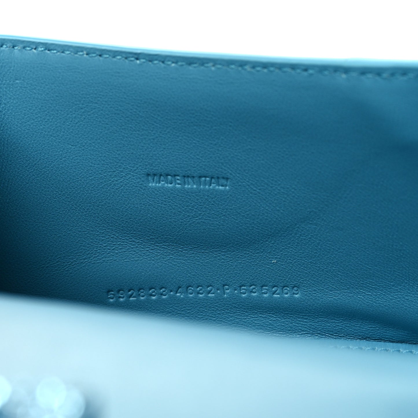 Strass Suede Hourglass Top Handle Bag XS Light Blue
