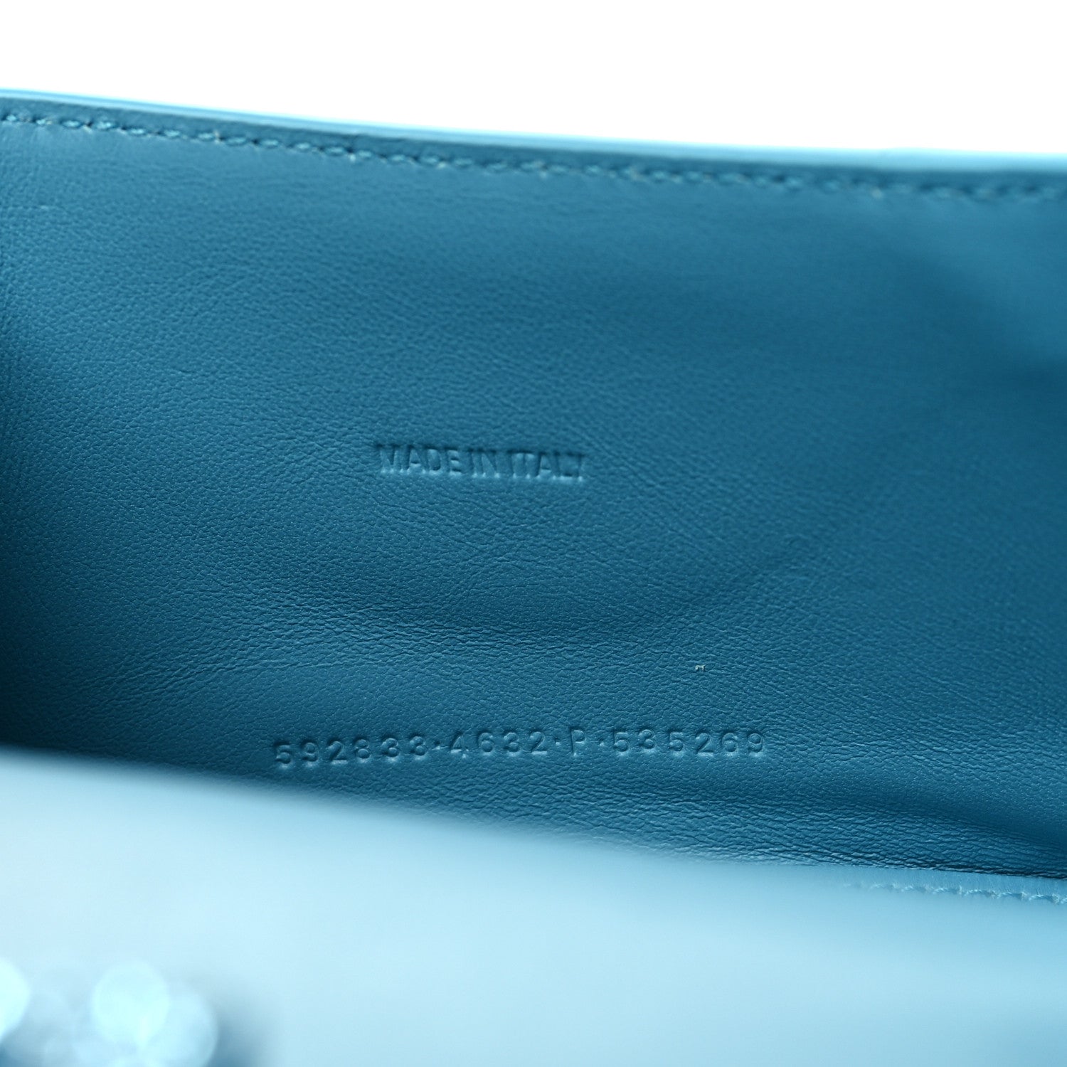 Balenciaga Strass Suede Hourglass Top Handle Bag XS Light Blue 7 of 12