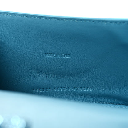 Balenciaga Strass Suede Hourglass Top Handle Bag XS Light Blue 7 of 12