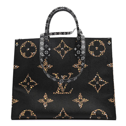 Louis Vuitton Monogram Giant Jungle Onthego GM Black 1 of 9