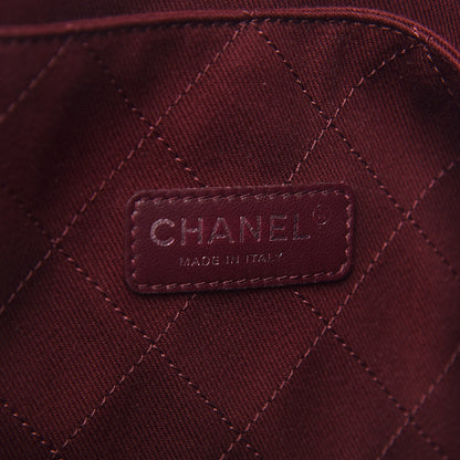 Chanel Canvas Calfskin Large Let's Demonstrate Tote White Black 6 of 18