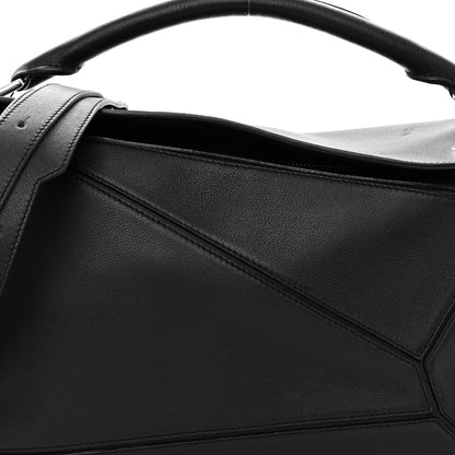 Loewe Calfskin Medium Puzzle Bag Black 8 of 10