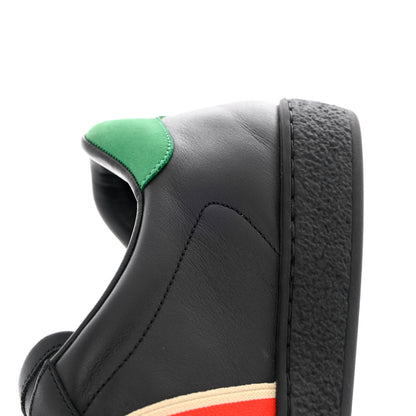 Gucci Calfskin Web Interlocking G Mens Ace Sneakers 9 Black 11 of 15