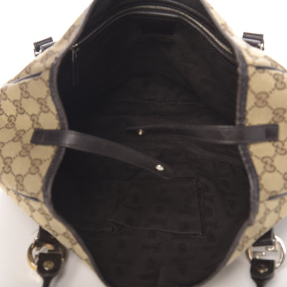 Gucci Monogram Medium GG Twins Shoulder Bag Brown 5 of 11