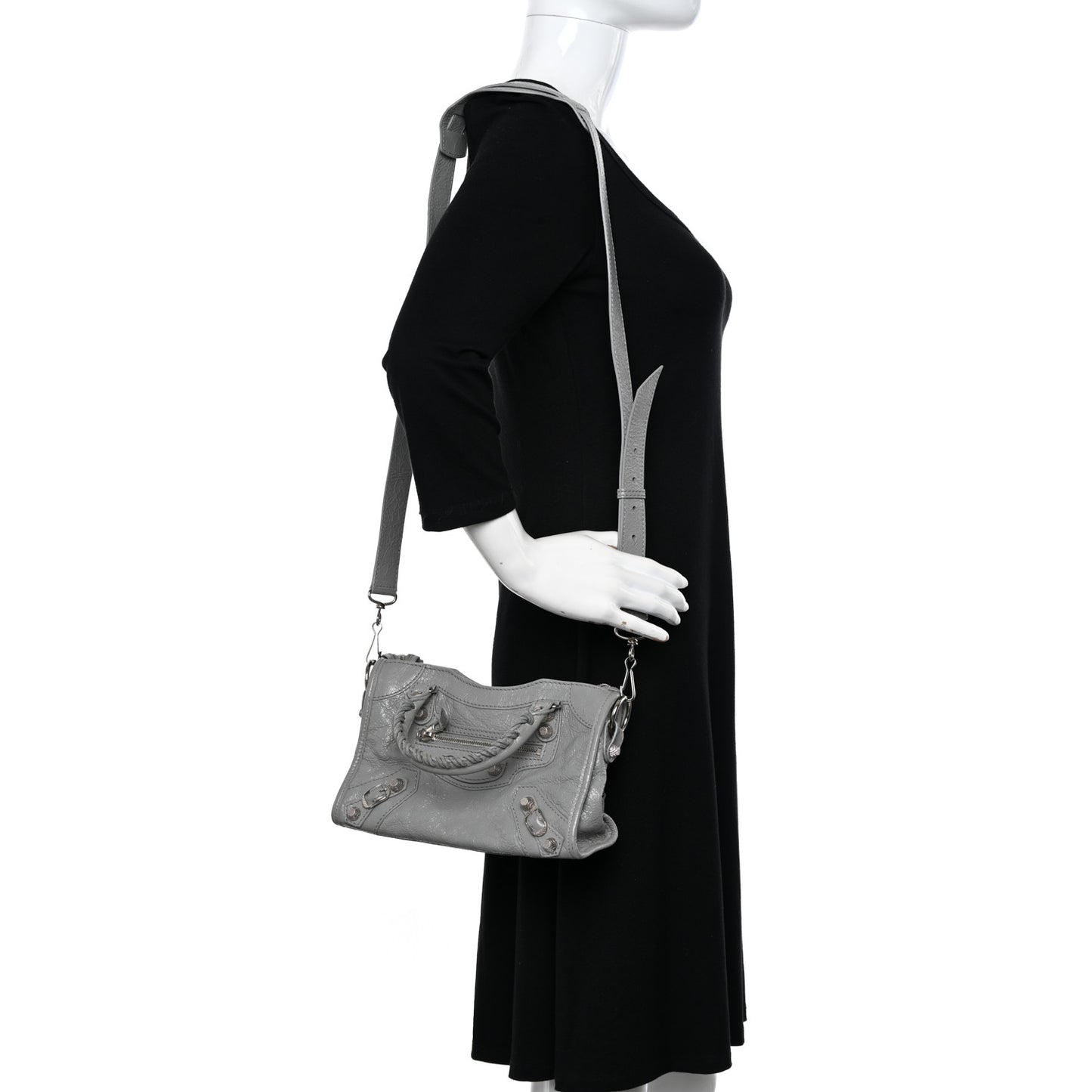 Agneau Giant 12 Silver Hardware Mini City Gris Haussmannien