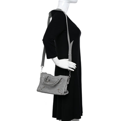 Balenciaga Agneau Giant 12 Silver Hardware Mini City Gris Haussmannien 2 of 9