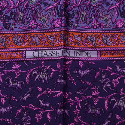Hermes Silk Chasse En Inde Scarf 90 3 of 5