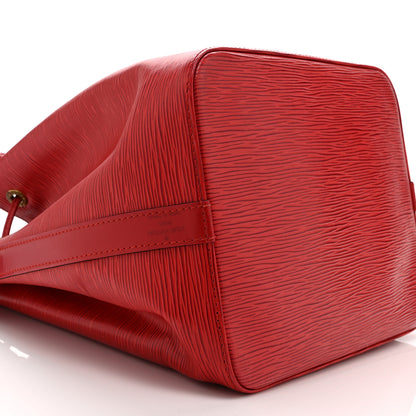 Louis Vuitton Epi Petit Noe Castillan Red 9 of 11