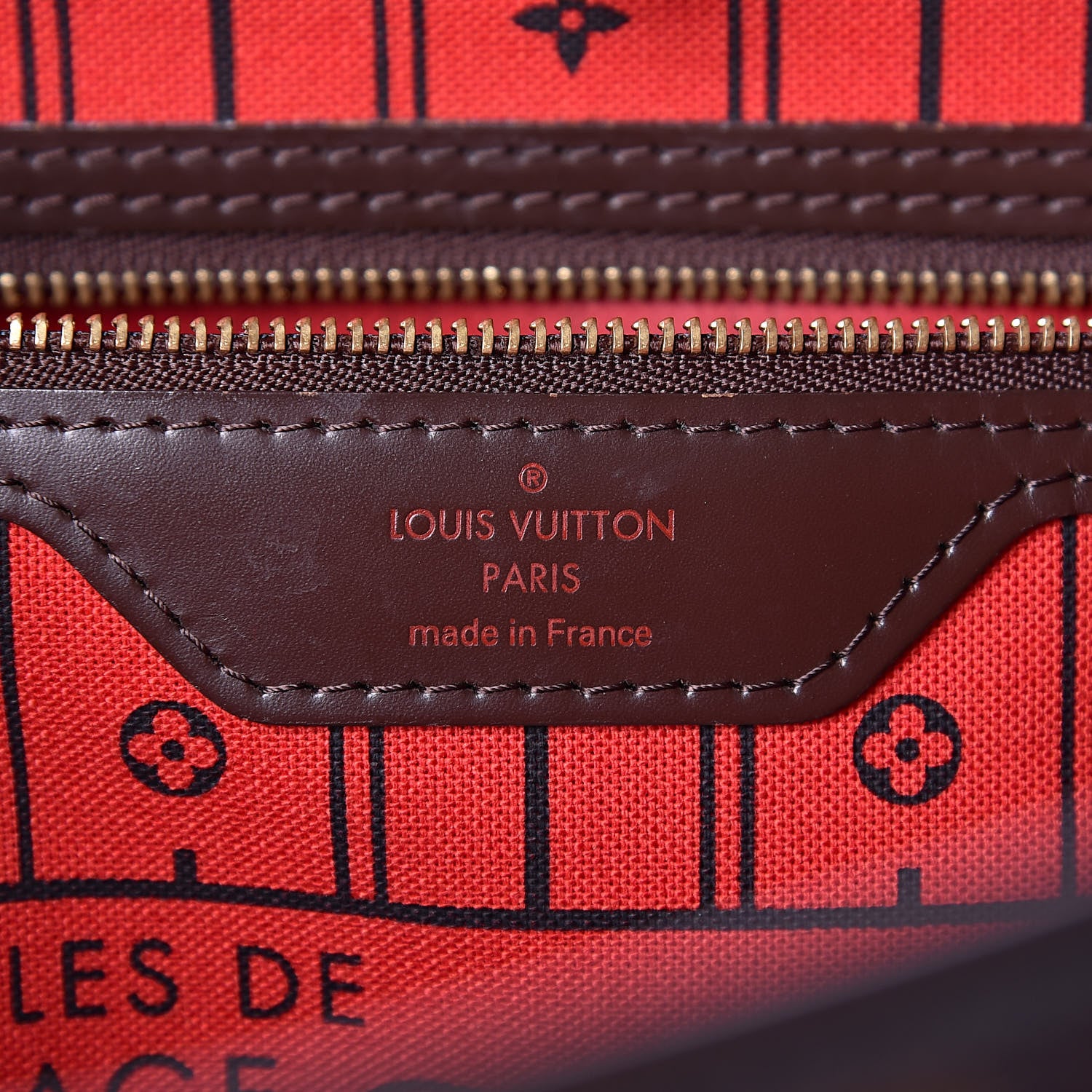 Louis Vuitton Damier Ebene Neverfull MM 7 of 14