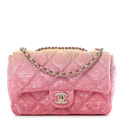 Chanel Sequin Quilted Ombre Mini Flap Multicolor 1 of 9