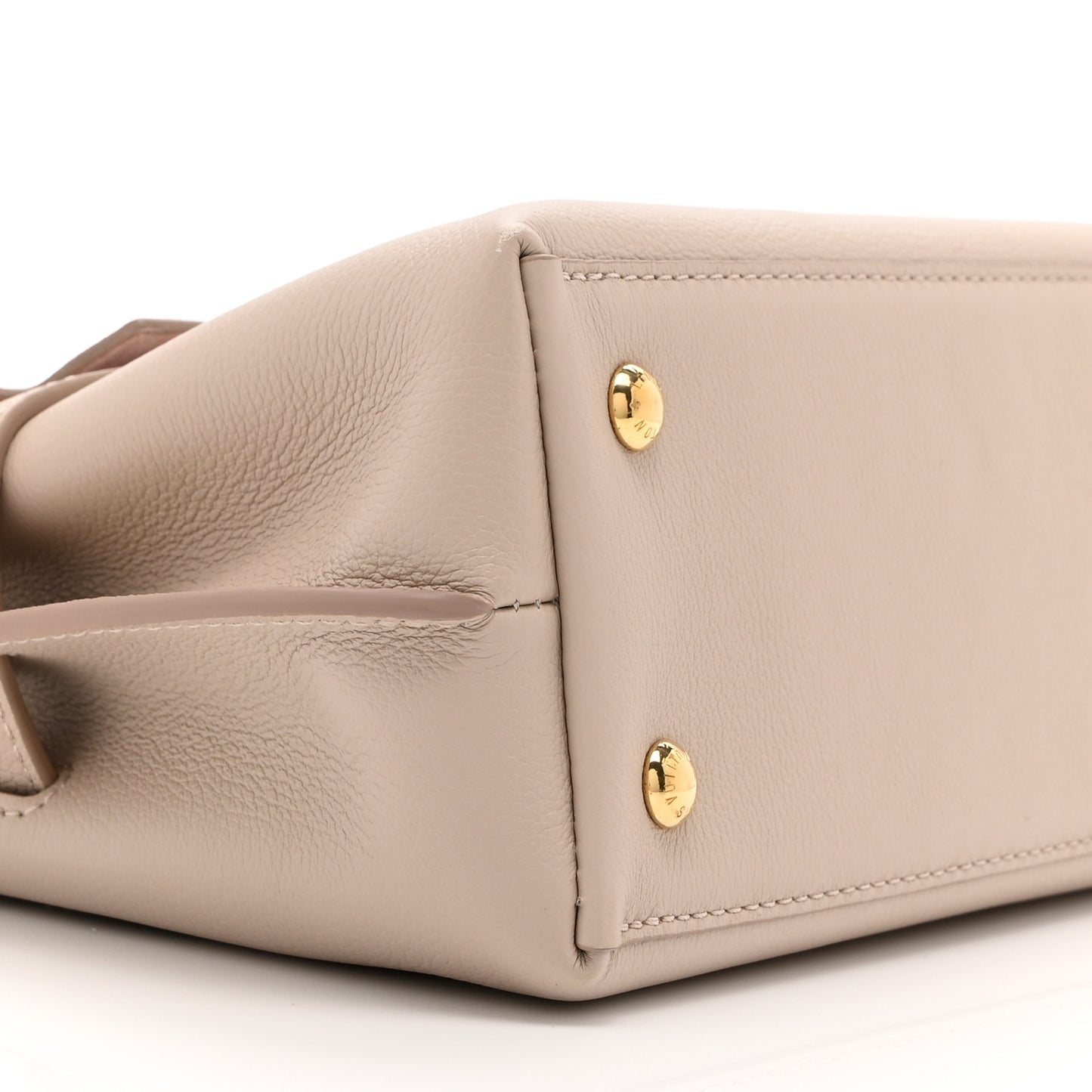 Soft Calfskin Mini Lockme Ever Greige