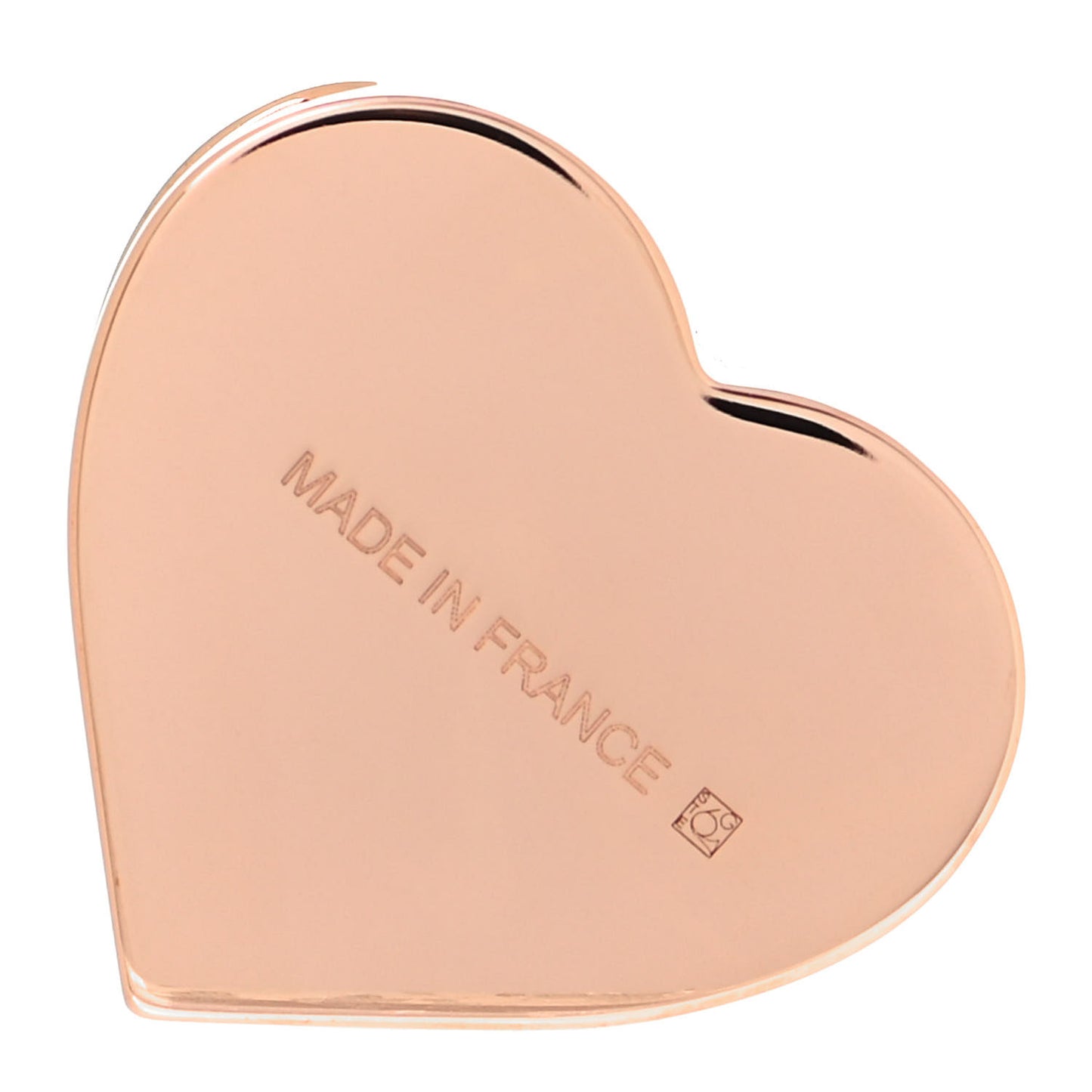 Rose Gold Plated Brass Mini Coeur Twilly Scarf Ring