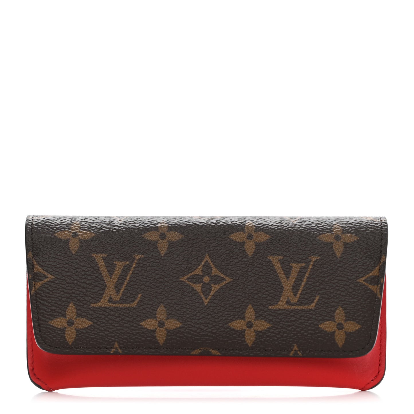 Monogram Woody Glasses Case Rouge