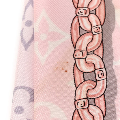 Louis Vuitton Silk Monogram Confidential Bandeau Light Pink 6 of 8