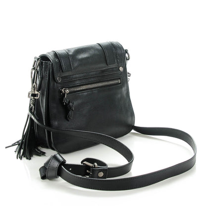 Proenza Schouler Lambskin Fringed PS1 Crossbody Pouch Black 3 of 9