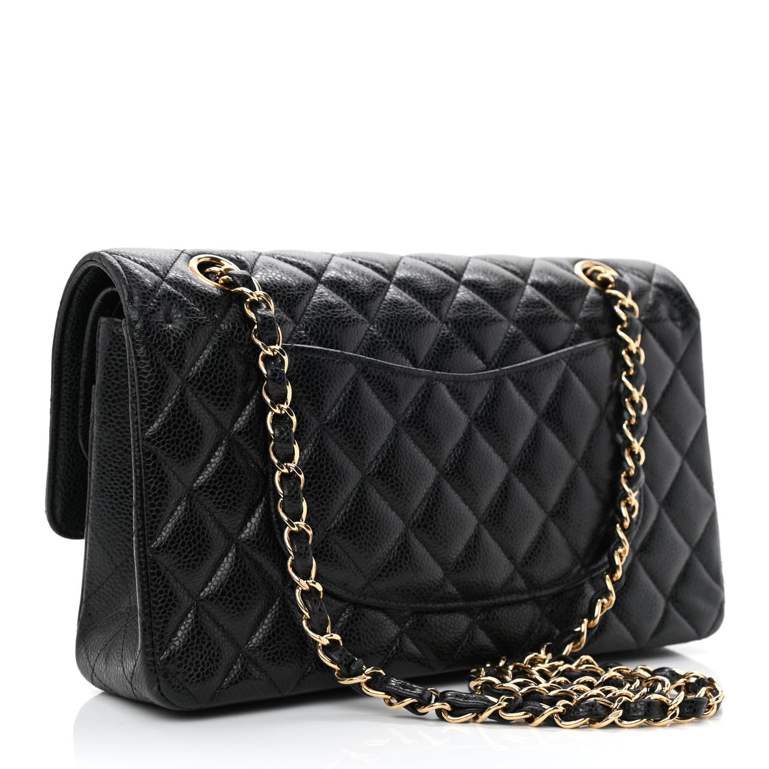 Chanel Caviar Quilted Medium Double Flap Black 3 of 14