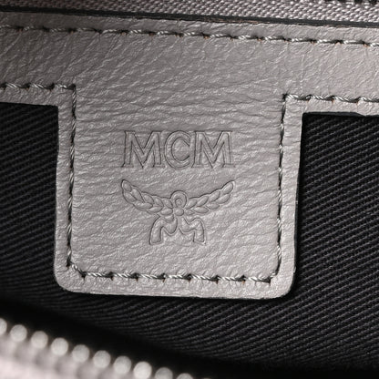 MCM Calfskin Ottomar Monogram Essential Hobo Dove 6 of 10